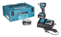 MAKITA Wkrętarka zakrętarka udarowa 18V 2x5,0Ah 180Nm DTD172RTJ