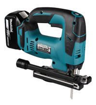 MAKITA Wyrzynarka aku 18V 2x5,0 Ah + zestaw brzeszczotów DJV182RTJ