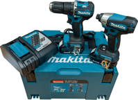 MAKITA Zestaw combo DTD157 DHP487 2x aku. DLX2414RTJ