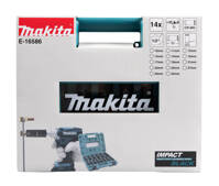 MAKITA Zestaw nasadek udarowych 1/2" 14szt. Impact Black E-16586