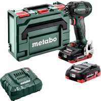 METABO Zakrętarka udarowa SSD 18 LTX 200 BL 2x4,0 Ah