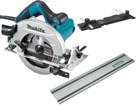 Makita ręczna pilarka tarczowa 190mm 1600W HS7611 + SZYNA 1,0m + ADAPTER