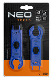 NEO TOOLS Klucze do złącz fotowoltaicznych MC4 2 szt. 01-558