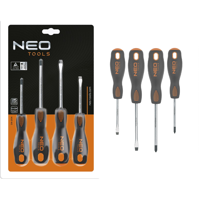 NEO TOOLS wytrzymałe wkrętaki 4 szt. SVCM 04-204