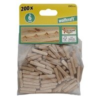 WOLFCRAFT Kołki 6x30 mm 200 szt. WF2905000