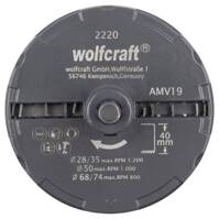 WOLFCRAFT Komplt 5 otwornic 28-75 mm z akcesoriami WF2220000