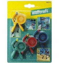 WOLFCRAFT Ściski mini z przyssawką 4 szt. WF 3663000