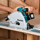 MAKITA Pilarka zagłębiarka 2x18V 2x5,0Ah DSP600ZJ + szyna 1,5m + DC18RD